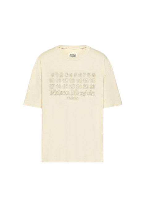 camicie maniche corte uomo beige MAISON MARGIELA | S50DR0009 M35276001F